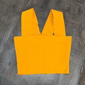 Bold Orange Crop Top